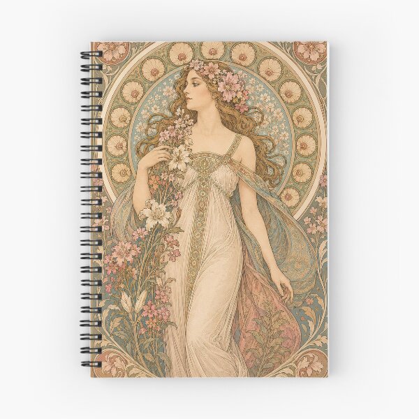 Item preview, Mucha Spring 1896 designed and sold by maniacfitness.