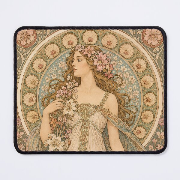 Item preview, Mucha Spring 1896 designed and sold by maniacfitness.