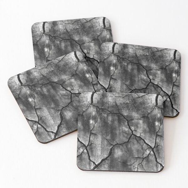 Item preview, Deep Charcoal Stone Fissure Abstract designed and sold by Piotrek0001.