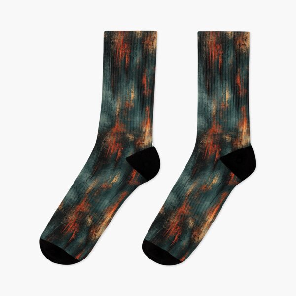 Item preview, Industrial Teal and Rust Weathered Metal designed and sold by Piotrek0001.