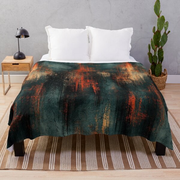 Item preview, Industrial Teal and Rust Weathered Metal designed and sold by Piotrek0001.