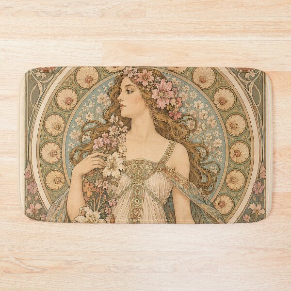 Item preview, Mucha Spring 1896 designed and sold by maniacfitness.