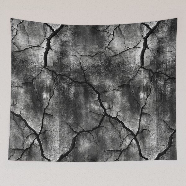 Item preview, Deep Charcoal Stone Fissure Abstract designed and sold by Piotrek0001.