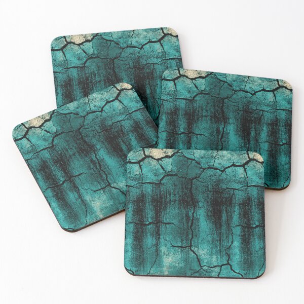 Item preview, Verdigris Teal Vertical Grunge Texture designed and sold by Piotrek0001.