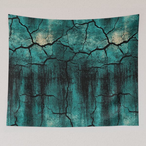 Item preview, Verdigris Teal Vertical Grunge Texture designed and sold by Piotrek0001.