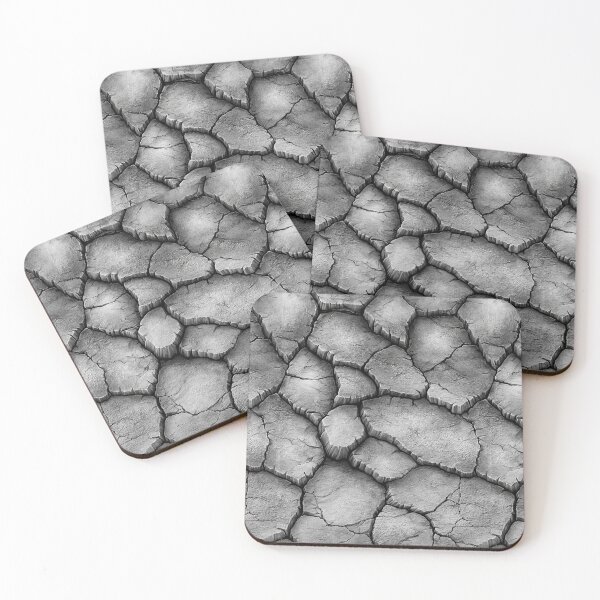 Item preview, Grey Dried Mud Crust Organic Pattern designed and sold by Piotrek0001.