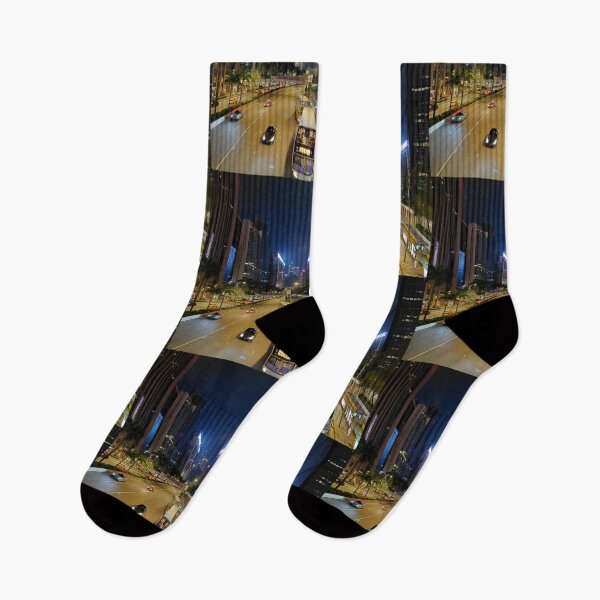 Item preview, Neon Metropolis: Hong Kong Urban Traffic at Night designed and sold by pbchan.