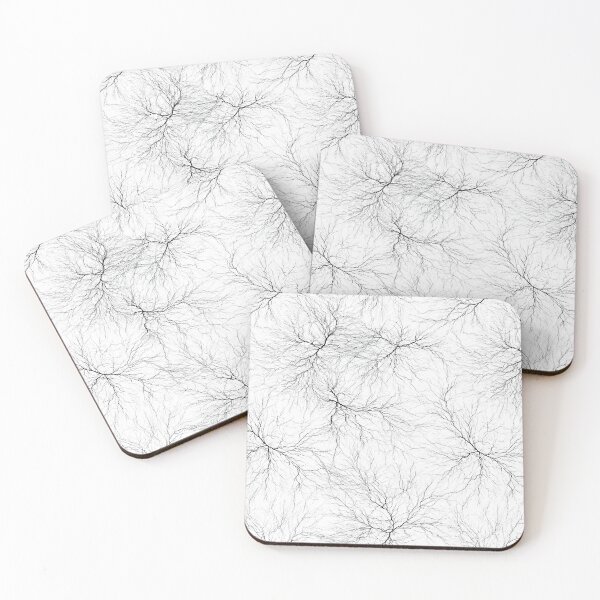 Item preview, Fine Black Root Fissures on White designed and sold by Piotrek0001.