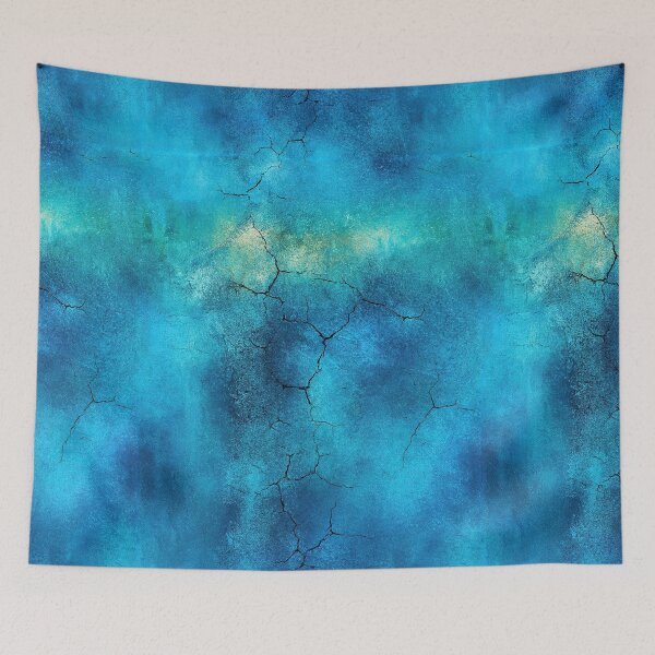 Item preview, Oceanic Blue Glacial Ice Fissure Art designed and sold by Piotrek0001.