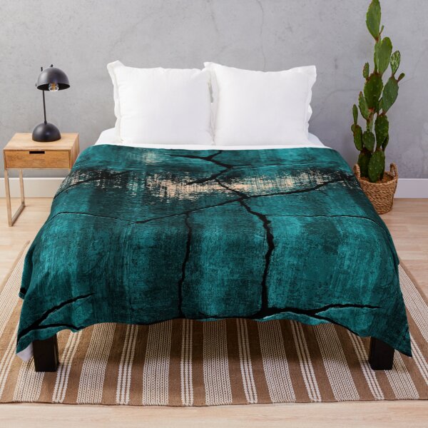 Item preview, Aged Verdigris Blue Cracked Facade designed and sold by Piotrek0001.