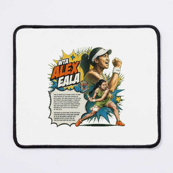 Item preview, Alex Eala Rising Star Filipino Tennis Champion Fan Design designed and sold by Coryconcetta.