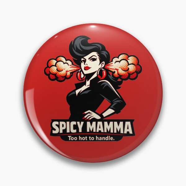 Item preview, Spicy Mamma – Too Hot To Handle designed and sold by KungPowUnicorn.