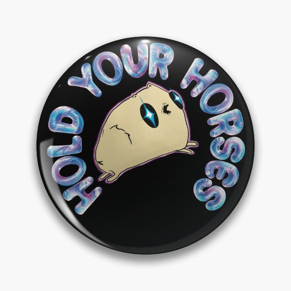 Item preview, HOLD YOUR HORSES Y2K FUZZY CREATURE designed and sold by Nest Coast.