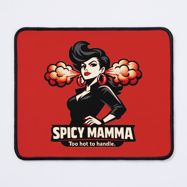 Item preview, Spicy Mamma – Too Hot To Handle designed and sold by KungPowUnicorn.