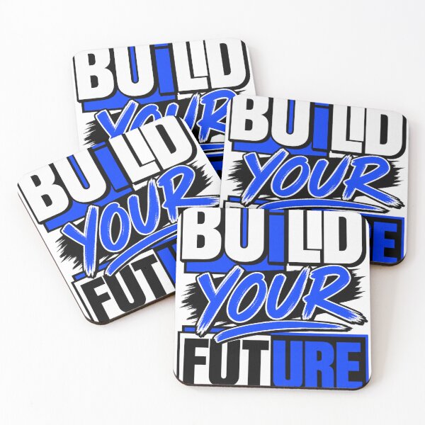 Item preview, Build Your Future – Motivational Inspirational Typography Design designed and sold by VasiArtLab.