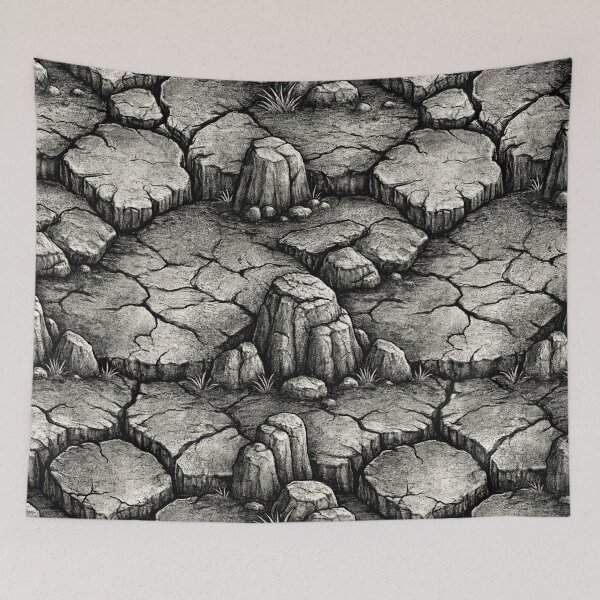 Item preview, 3D Geometric Parched Soil Abstract designed and sold by Piotrek0001.