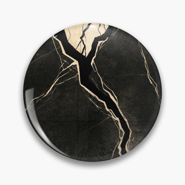 Item preview, Obsidian and Gold Shard Abstract Art designed and sold by Piotrek0001.