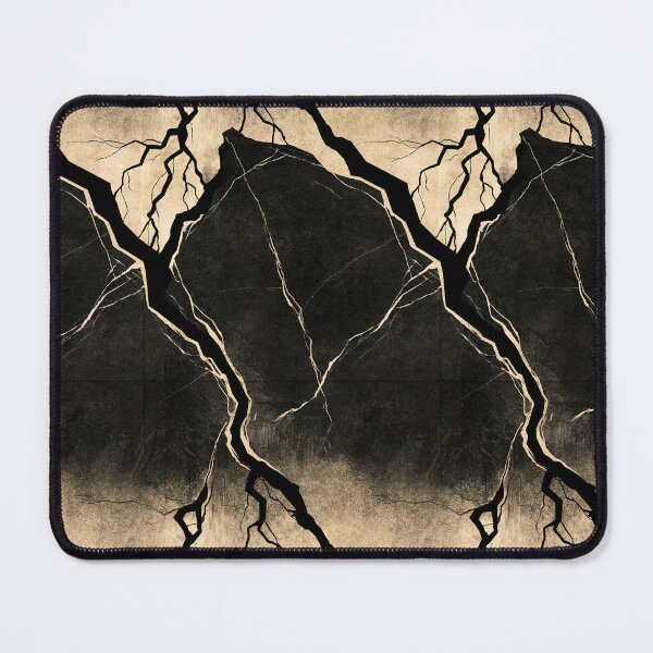 Item preview, Obsidian and Gold Shard Abstract Art designed and sold by Piotrek0001.