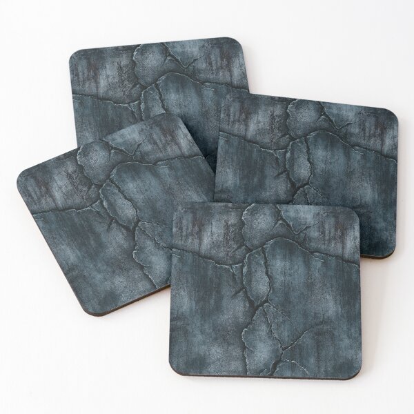 Item preview, Deep Blue Industrial Slate Fissure Art designed and sold by Piotrek0001.
