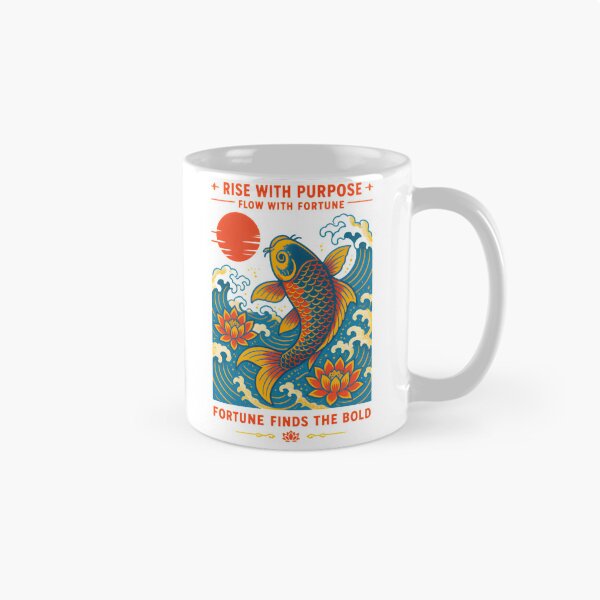 Item preview, Rise With Purpose Koi Fish designed and sold by Colorful-Garden.