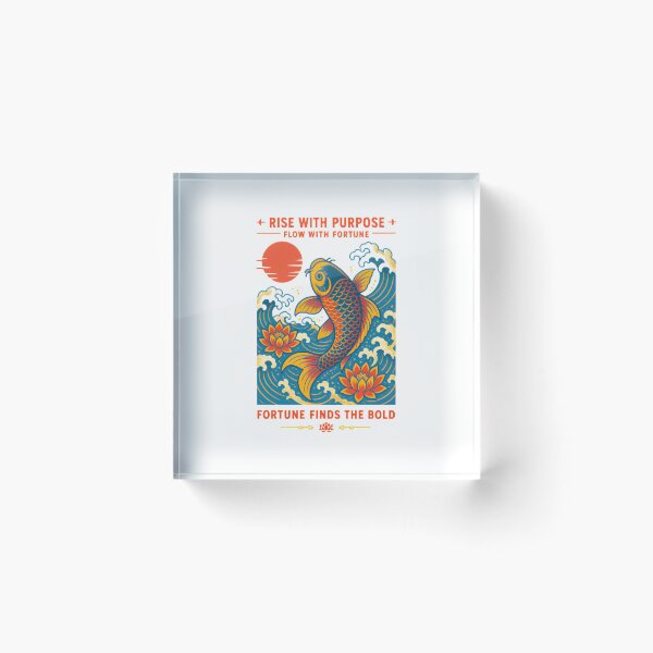 Item preview, Rise With Purpose Koi Fish designed and sold by Colorful-Garden.