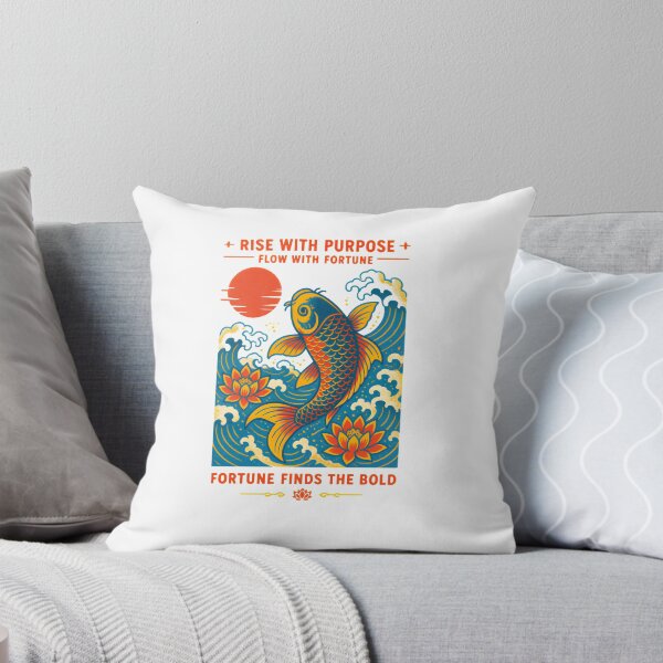 Item preview, Rise With Purpose Koi Fish designed and sold by Colorful-Garden.