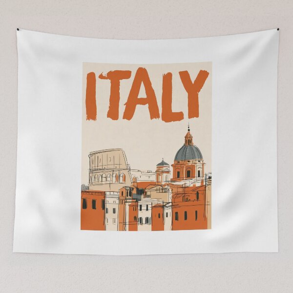 Item preview, Italy Rome Colosseum, Vintage Roman Wall Art designed and sold by MarkedArtPrints.
