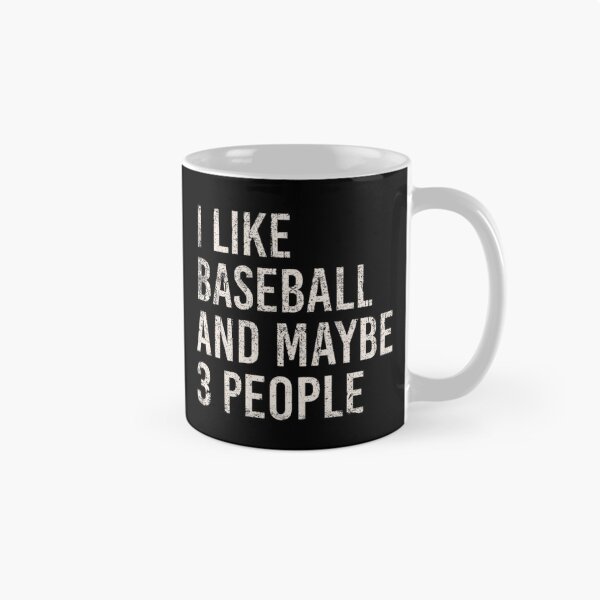 Item preview, I Like Baseball And Maybe 3 People designed and sold by HRINGUR CLOTHES AND ACCESSORIES.