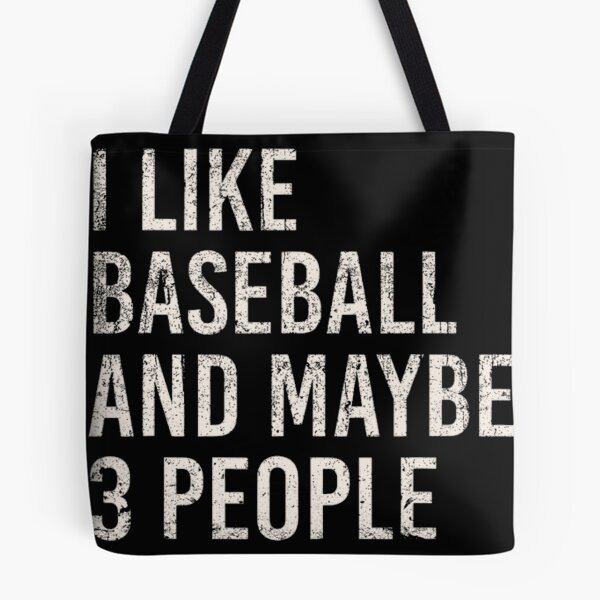 Item preview, I Like Baseball And Maybe 3 People designed and sold by HRINGUR CLOTHES AND ACCESSORIES.