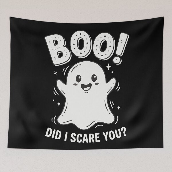 Item preview, Cute Halloween Ghost Boo Did I Scare You designed and sold by Amir Faysal.