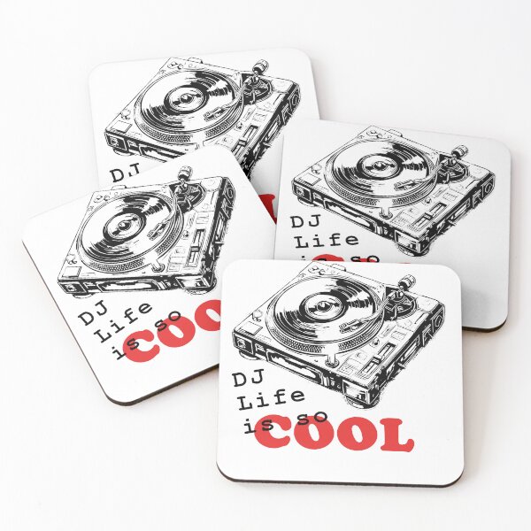Item preview, DJ Life Is So Cool Retro Vinyl Turntable designed and sold by Edwere.