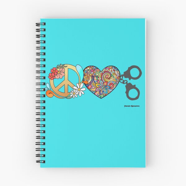 Item preview, Peace Love and  Handcuffs designed and sold by FetUphoria.