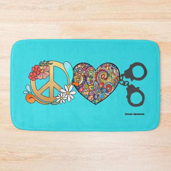 Item preview, Peace Love and  Handcuffs designed and sold by FetUphoria.