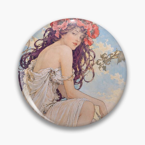 Item preview, Alphonse Mucha Summer 1896 designed and sold by maniacfitness.