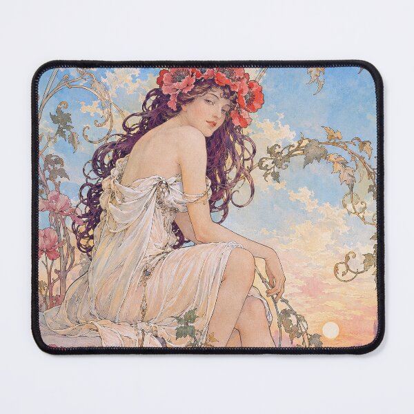 Item preview, Alphonse Mucha Summer 1896 designed and sold by maniacfitness.