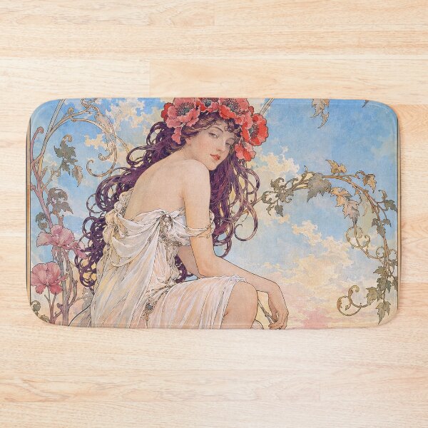 Item preview, Alphonse Mucha Summer 1896 designed and sold by maniacfitness.