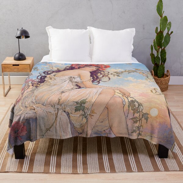 Item preview, Alphonse Mucha Summer 1896 designed and sold by maniacfitness.