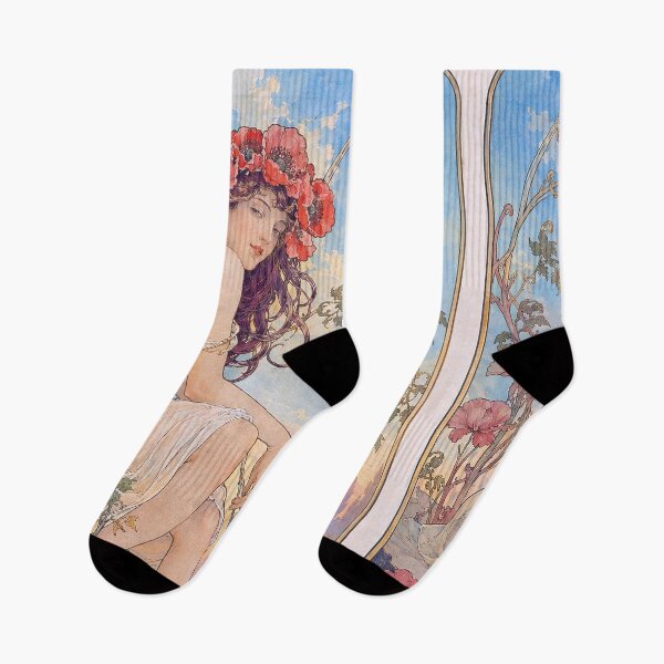 Item preview, Alphonse Mucha Summer 1896 designed and sold by maniacfitness.
