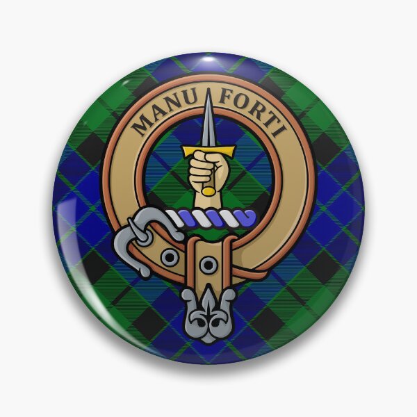 Item preview, Clan MacKay Crest over Tartan designed and sold by sifis.