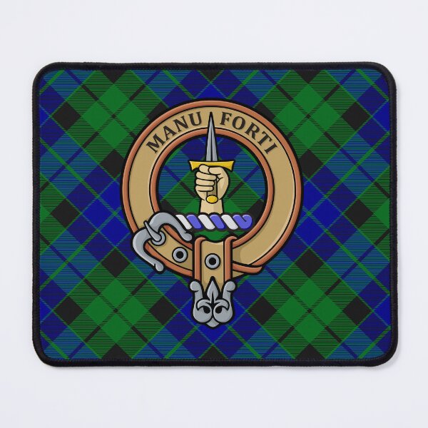 Item preview, Clan MacKay Crest over Tartan designed and sold by sifis.