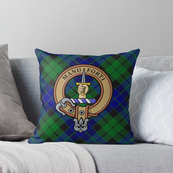 Item preview, Clan MacKay Crest over Tartan designed and sold by sifis.