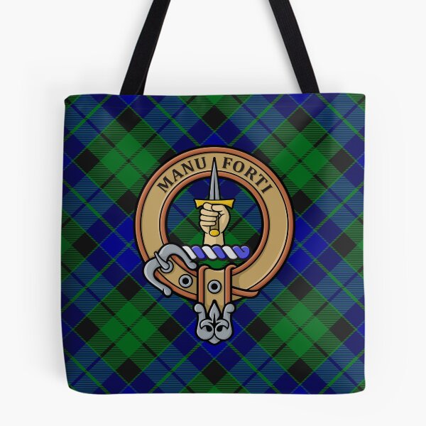 Item preview, Clan MacKay Crest over Tartan designed and sold by sifis.