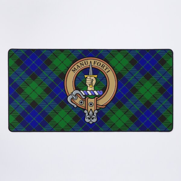 Item preview, Clan MacKay Crest over Tartan designed and sold by sifis.