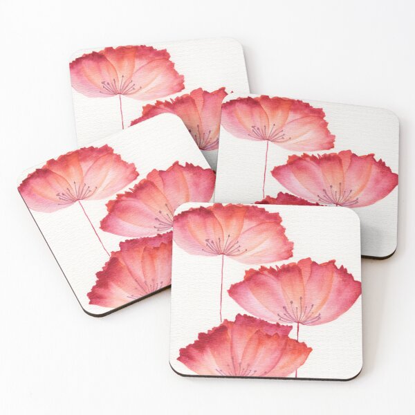 Item preview, Glass Poppies - Red 2 designed and sold by Aileen David.