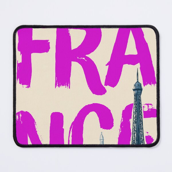 Item preview, France Paris Rooftops, Vintage Magenta Wall Art designed and sold by MarkedArtPrints.