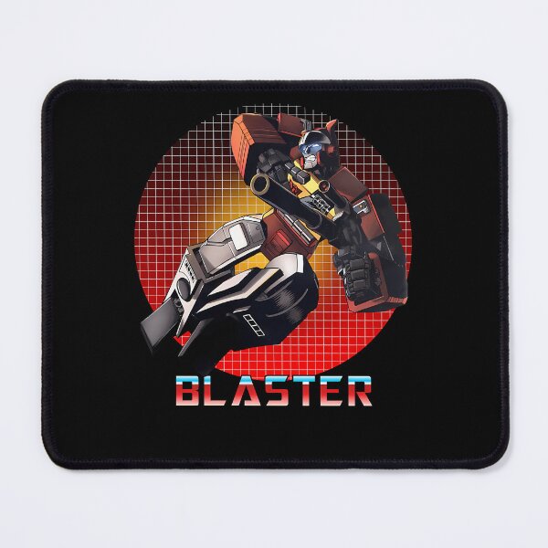 Item preview, Red Autobot Holding Blaster Rifle On Red Sun Grid designed and sold by TheOneStyleBro.