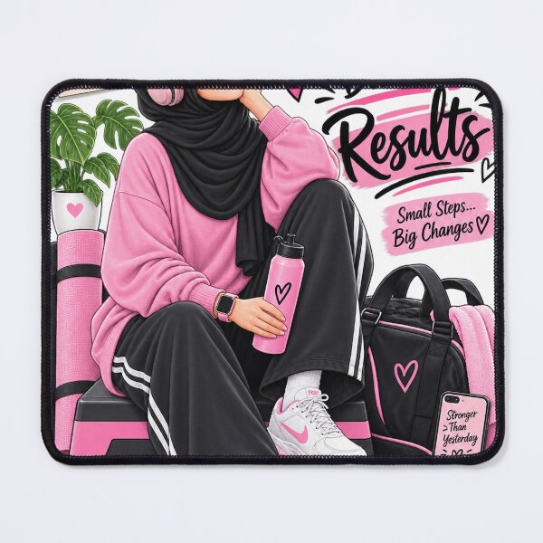 Item preview, Discipline Builds Results Fitness Girl designed and sold by JANAWIYSTUDIO.