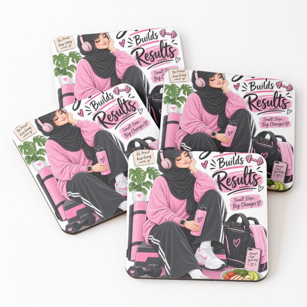 Item preview, Discipline Builds Results Fitness Girl designed and sold by JANAWIYSTUDIO.