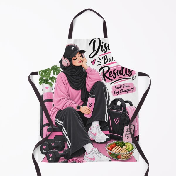 Item preview, Discipline Builds Results Fitness Girl designed and sold by JANAWIYSTUDIO.