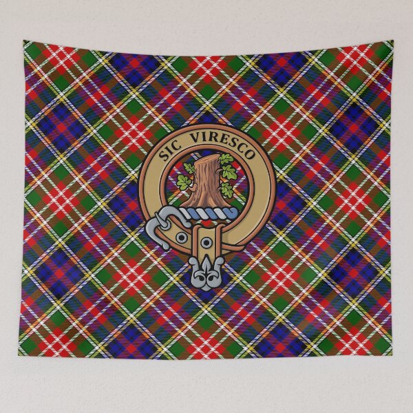 Item preview, Clan Christie Crest over Tartan designed and sold by sifis.